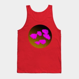 Purple Flowers Tank Top